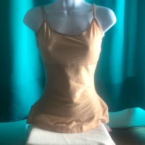 Tummy control tank in Nude